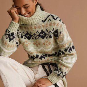 NWT Anthropologie Turtleneck Tunic Sweater